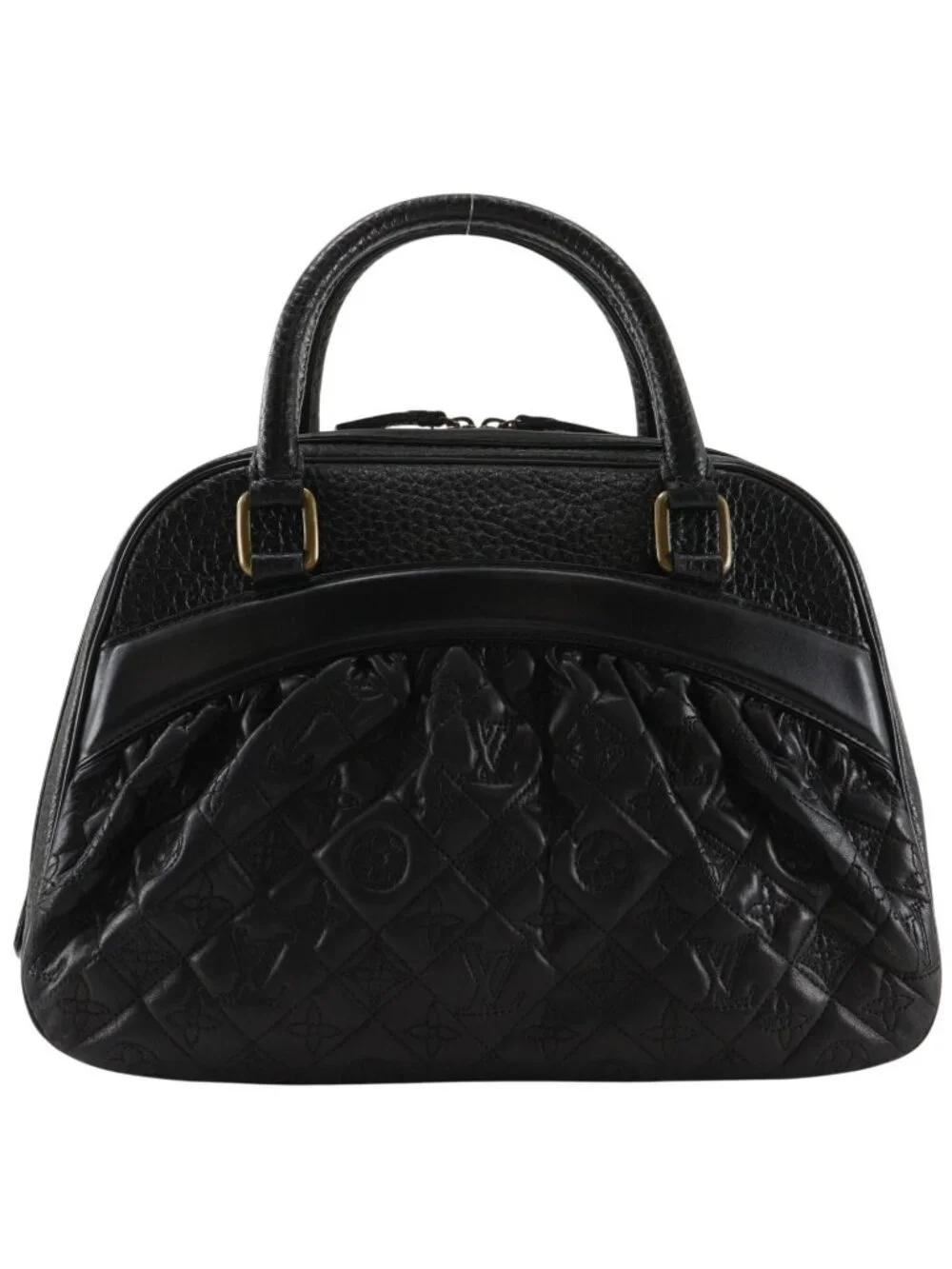 Louis Vuitton Mitzi Monogram Vienna Lambskin Noir Black Handbag